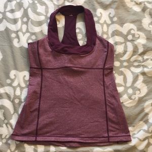Purple Lulu lemon workout top size 8